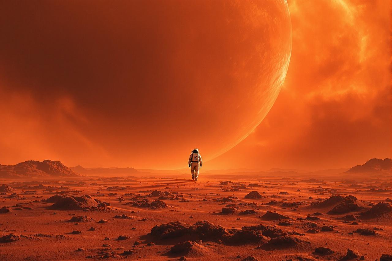 《星际归途》剧照 - 火星地表