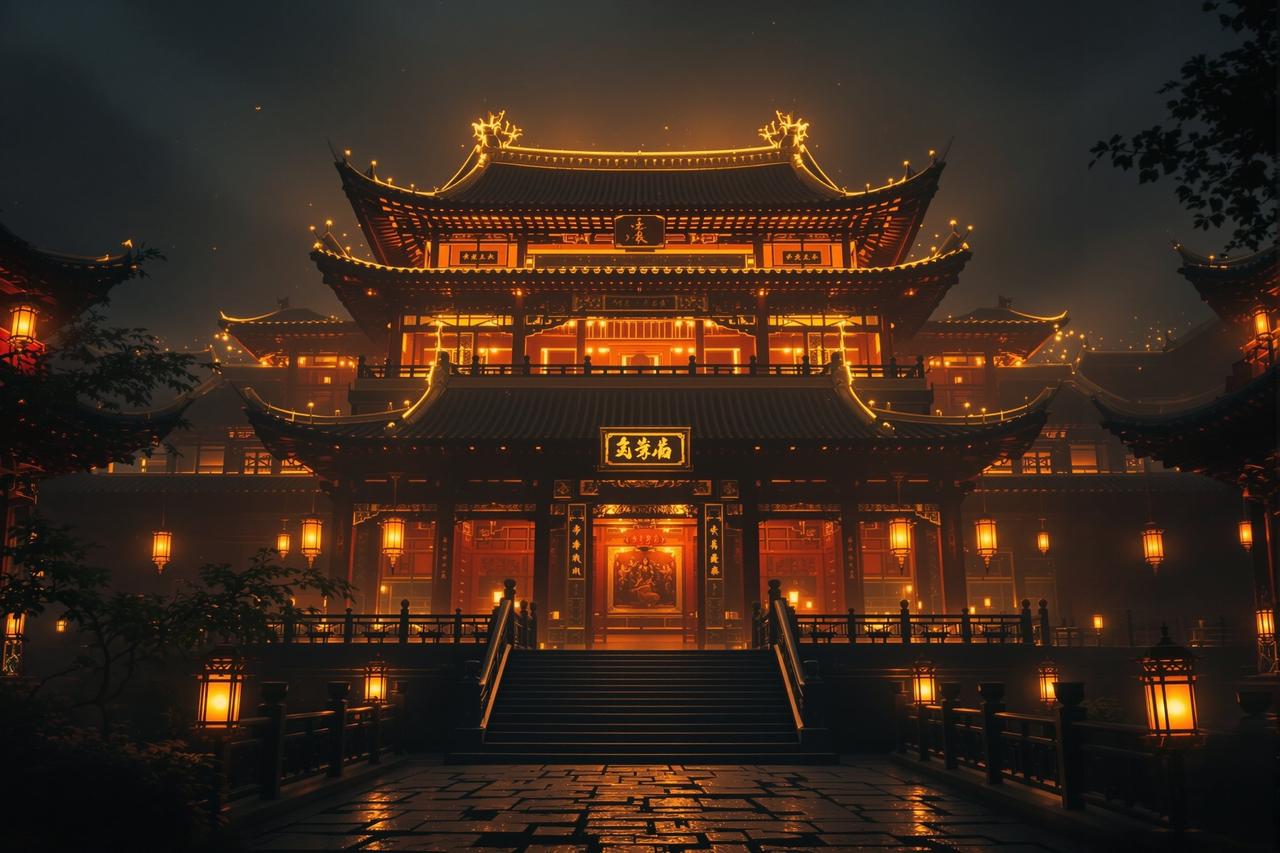 《长安风云》剧照 - 宫廷内景