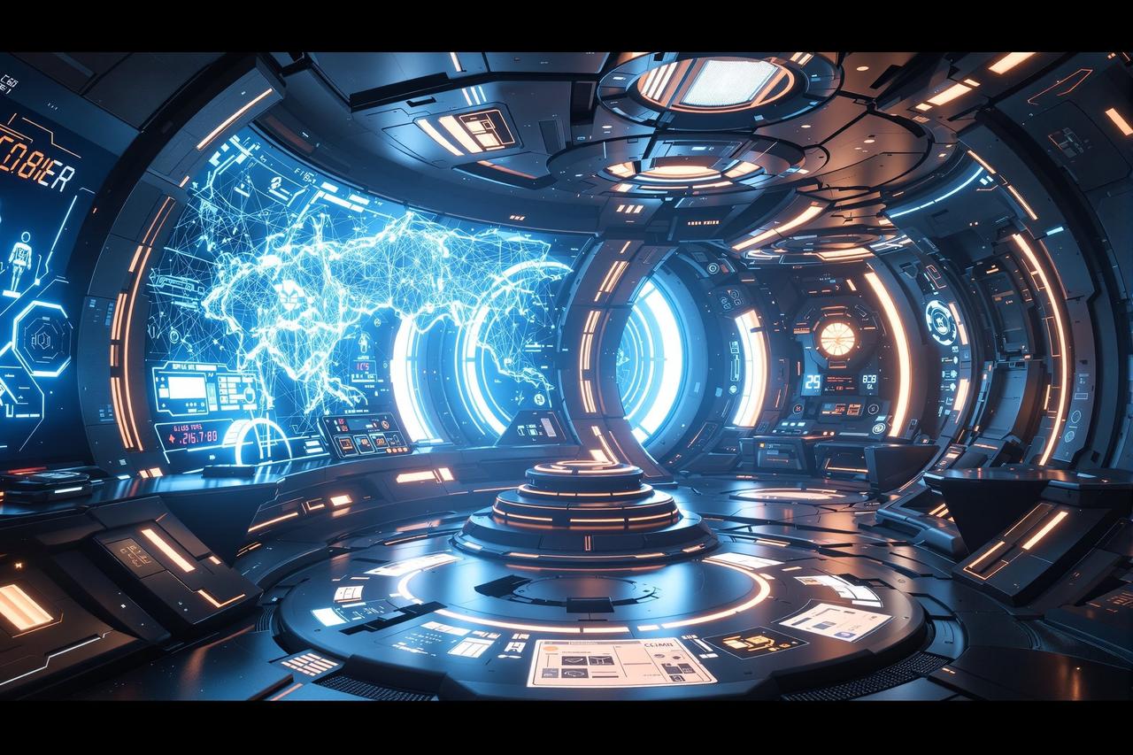 《星际归途》剧照 - 空间站场景