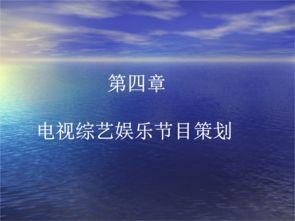 娱乐节目策划ppt